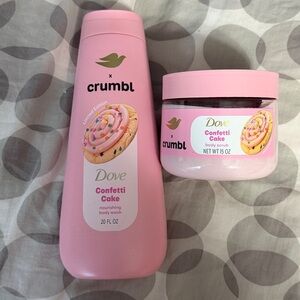 Dove x Crumbl Confetti Cake Set